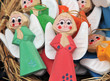 Woody, hand colored angels figures, Christmas decoration Woody, hand colored angels figures, Christmas decoration