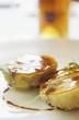Photo: Miso vellena de Foie-Gras con gelatina de Pedro Ximenéz, engl: Fig stuffed with Foie-Gras with gelatine of Pedro Ximenez/sweet wine, Michelin-star Restaurant El Celler de Can Roca, Girona , Costa Brava, Catalonia, Spain Miso vellena de Foie-Gras con gelatina de Pedro Ximenéz, engl: Fig stuffed with Foie-Gras with gelatine of Pedro Ximenez/sweet wine, Michelin-star Restaurant El Celler de Can Roca, Girona , Costa Brava, Catalonia, Spain