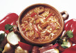 Szegediner Gulasch with hot peppers