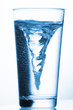 glass of water, swirl