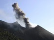 stromboli - Italy, view into the craters