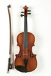Violin and bow, close-up