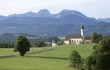 Germany, Bavaria, Upper Bavaria, church of pilgrimage at the Irschenberg