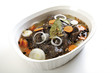 Marinated beef, close-up