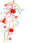 floral christmas decoration