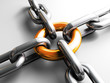 Kette Chain orange