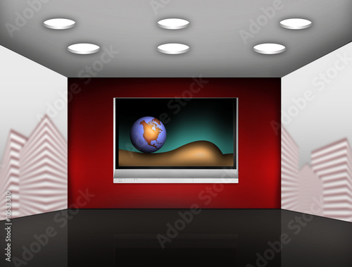 Illustration: modern media room modern media room