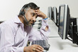 Foto: Frustrated Customer Service Representative Frustrated Customer Service Representative