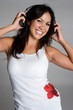 Girl Listening to Music