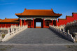 The historical Forbidden City Museum in the center of Beijing The historical Forbidden City Museum in the center of Beijing