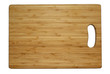Cutting board isolated on white with clipping path.
