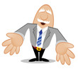 Vector Illustration of an Executive