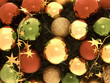 christmas decorationbackground in fethful colors