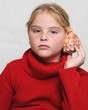 Girl and shell