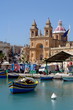Malta Fischerboote in Marsaxlokk