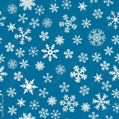 Snow Seamless Vector Background Snow Seamless Vector Background