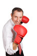 Homme concept boxe