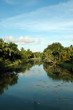 Scenic Residential Canal in Miami Scenic Residential Canal in Miami