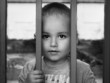 Child behind the bars