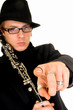 Music performer, clarinet