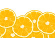orange slices on white orange slices on white