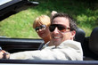 Young couple in the car