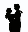 Couple silhouette