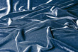 blue glossy velvet