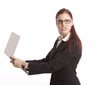 angry businesswoman