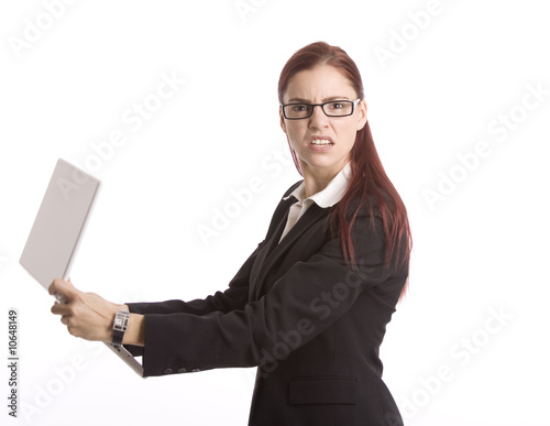 Photo: angry businesswoman angry businesswoman