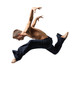 jumping man