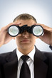 successful businessman eyeing on currency successful businessman eyeing on currency