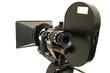 Professional 35 mm the movie camera. Professional 35 mm the movie camera.