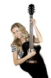 Lady guitarist Lady guitarist