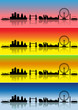 London silhouettes in four seasons