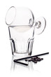glasses with sambuca