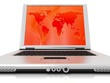 Map on laptop