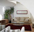 Luxury modern living room with nice sofa.