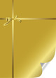 golden page curl - vector golden page curl - vector