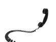 Retro telephone receiver. 3D generated image