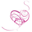 coeur ruban