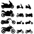 motorcycle set vector motorcycle set vector