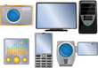 Electronic  icon set (vector)