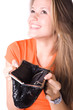 No money in a purse