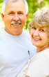 Happy elderly couple