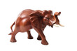 Wooden statuette of elephant.