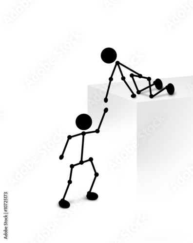 Illustration: teamwork success teamwork success