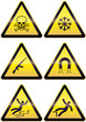 Panneaux métal de danger (détouré) Panneaux métal de danger (détouré)