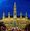 Weihnachtsmarkt in Wien beim Rathaus