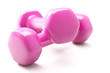 Illustration: Dumbbell on White Dumbbell on White